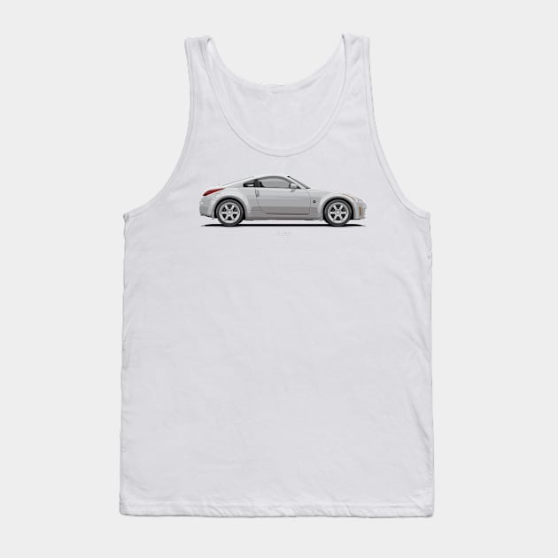 350Z Z33 Silver Tank Top by ARVwerks